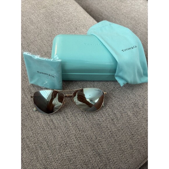 Tiffany & Co. Accessories - Tiffany Aviator Twist Bow Sunglasses (model Tf 3044) Rare